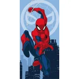 Jerry Fabrics Kinder Handtuch Badetuch Strandtuch Duschtuch für Jungen 100% Baumwolle 70x140 cm (Spiderman)