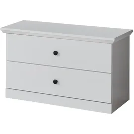 trendteam Baxter 81 x 49 x 41 cm weiß / weiß