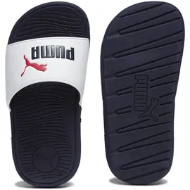 Puma Cool Cat 2.0 Badelatschen Kinder 06 - PUMA white/PUMA navy/for all time red 32