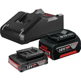 Bosch Profi-Starter-Set 18V (1x2,0 Ah 1x4,0 Ah nab. GAL 18V-40), 1.600.A01.ZS9