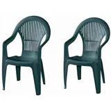 Siena Garden Stapelsessel 54 x 57 x 93 cm grün