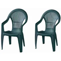 Siena Garden Stapelsessel 54 x 57 x 93 cm grün