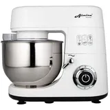COFI 1453 Almina 1500W Küchengerät 6-Stufen Standmixer Küchenmaschine Teigrühr- und Knetmaschine Weiß