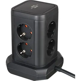 Brennenstuhl Steckdosenturm 8-fach mit USB 2m