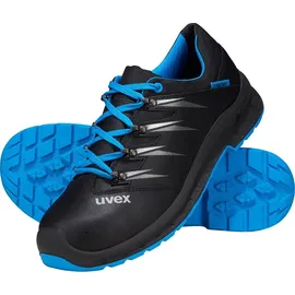 Uvex Halbschuh schwarz/blau uvex 2 trend, S3, EU-Schuhgröße: 39