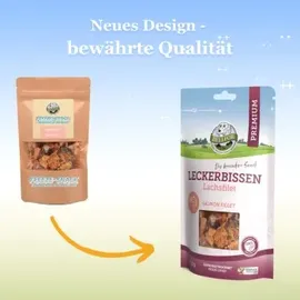 Bellfor Gesunder Freeze-Snack für Hunde - Lachsfilet (gefriergetrocknet) 50 g