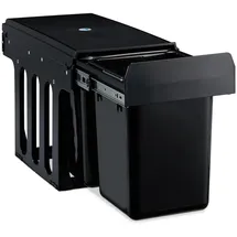 Relaxdays Einbaumülleimer 2-fach 8 l Schwarz