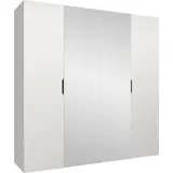 Mirjan24 Drehtürenschrank Malaga 200 x 202 x 52 cm Weiß
