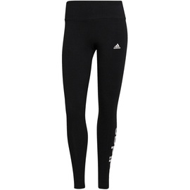 Adidas Essentials HIGH-WAISTED LOGO LEGGINGS Black / White M