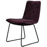 KAWOLA Stuhl CHARME Esszimmerstuhl Velvet purple