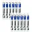 Pentel Nachfüllmine 1,0 mm Kugeldurchmesser = 0,5 mm Strichstärke 12 Stück Blau