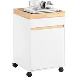 SoBuy Rollcontainer 40 x 40 x 60 weiß