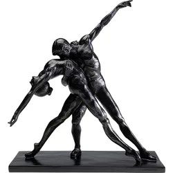 Dekofigur KARE DESIGN "Deko Figur Dancers 38cm", schwarz, B:34,3cm H:38cm T:12,5cm, Dekofiguren