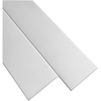 (2m2 / 12 Stück) Wandpaneele Deckenpaneele Platten Paneele Wandverkleidung Wanddeko Deko weiß-uni POLYSTYROL MATERIAL (P08)