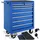 Tectake Werkzeugwagen Stahl 69 x 33 x 79 cm blau unbestückt