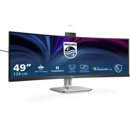 Philips 49B2U6903CH DQHD Curved Monitor 49" dunkelgrau/silber