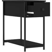 vidaXL Nachtschrank 30 x 60 x 60 cm Schwarz