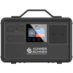 Tragbare Powerstation LifePO4 KS 2400PS Tragbare Batterie Portable Energiespeicher