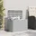 vidaXL Outdoor-Kissenbox 77,5 x 44,5 x 53 cm Grau