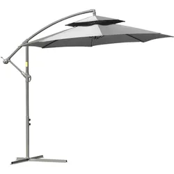 Outsunny Sonnenschirm Polyester, Stahl