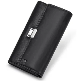 Fomax Kellner Geldbörse Unisex Portemonnaie schwarz