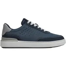 CLARKS Herren Courtlite Run Sneaker, Navy Nubuck, 40 EU