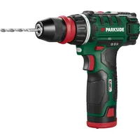 Parkside PBSA 12 E4 inkl. 1 x 2,0 Ah + Ladegerät + 16-tlg. Bit-/Bohrerset