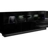 INOSIGN Sideboard »NATA«, Breite ca. 160 cm, schwarz
