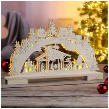 Gravidus LED Lichterbogen Schwibbogen Fensterlicht Weihnachtsleuchte