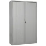 Proregal Rollladenschrank Weasel 5 Ordernhöhen HxBxT 195x120x46 cm Grau