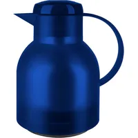 Emsa Isolierkanne Samba, 1 l, zeitloses Design, einfacher Knopfdruck,