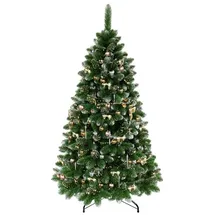 QLS Weihnachtsbaum 180 cm mit Ständer Christbaum Kiefer NK9,