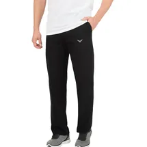 TRIGEMA Jerseyhose TRIGEMA "TRIGEMA Hose DELUXE Baumwolle", Herren, Gr. 5XL, US-Größen, schwarz, 100% Baumwolle, Hosen Jerseyhose