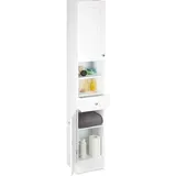 Relaxdays Badezimmerschrank, Bad 30,5 x 32 x 173,5 cm,