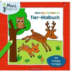 COPPENRATH 64722 Mein kunterbuntes Tier-Malbuch (Mini-Künstler)