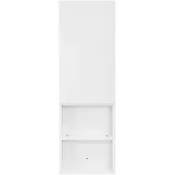 ML-Design Badezimmer Hochschrank Landhaus Badmöbel Badschrank Regal Schrank Badregal Weiß