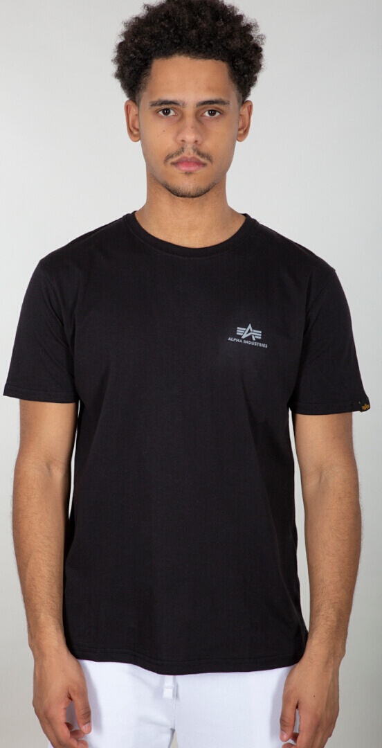 Alpha Industries Backprint Reflective T-shirt, zwart, L