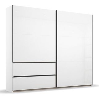 | 2-türig | Alpinweiß Hochglanz / grau metallic | 218 x 210 x 59 cm