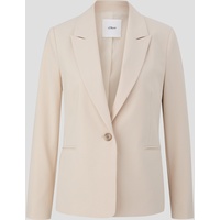 s.Oliver BLACK LABEL s.Oliver - Blazer mit Paspeltaschen, Damen, Beige, 38