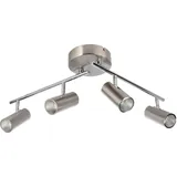 Deko-Light Becrux IV 21 Leuchtmittel rund silber