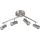Deko-Light Becrux IV 21 Leuchtmittel rund silber