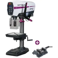 Tischbohrmaschine Bohrmaschine Optimum OPTIdrill DP 26V-T SET +Vario-Drehzahl