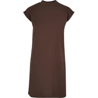 URBAN CLASSICS Damen TB1910-Ladies Turtle Extended Shoulder Dress Kleid, Brown, s