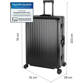 TRAVELHOUSE Tokyo 4-Rollen Cabin 55 cm / 110 l schwarz