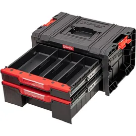 QBRICK SYSTEM Profi Werkzeugkiste mit 2 Schubladen blau 450 x 310 x 244 mm