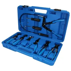 Brilliant Tools Schlauchschellenzangen-Satz, 9-tlg. Schlauchklemmenzangen-Set,Zangen-Set  BT521000