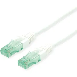roline recycled material ROLINE RM Patchkabel Cat.6A UTP, weiß, 1,5 m