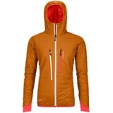 Ortovox Swisswool Piz Boe Damen Tourenjacke-Orange-XS