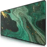 CSL Gaming Mauspad, XXL, Mousepad, 900 x 400 x 3 mm, Tischunterlage, abwaschbar, grün gold