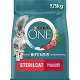 Purina One Sterilcat Reich an Rindfleisch und Weizen 9,75 kg